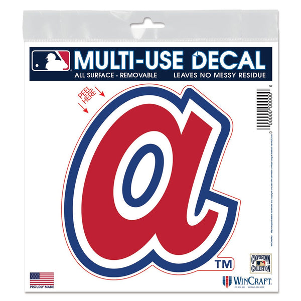 Atlanta Braves / Cooperstown All Surface Decal 6" x 6"
