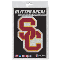 Wholesale-USC Trojans Decal Glitter 3" x 5"