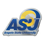Wholesale-Angelo State Rams Acrylic Auto Emblem