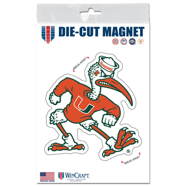 Miami Hurricanes Outdoor Magnets 3" x 5"
