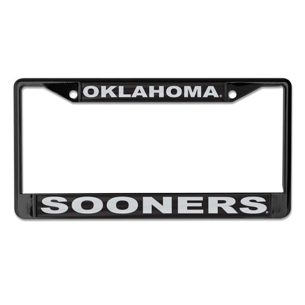 Wholesale-Oklahoma Sooners Lic Plt Frame S/L Printed