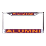 Wholesale-Virginia Tech Hokies MAROON BACKGROUND Lic Plt Frame S/L Printed