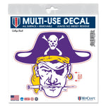 Wholesale-East Carolina Pirates /College Vault All Surface Decal 6" x 6"