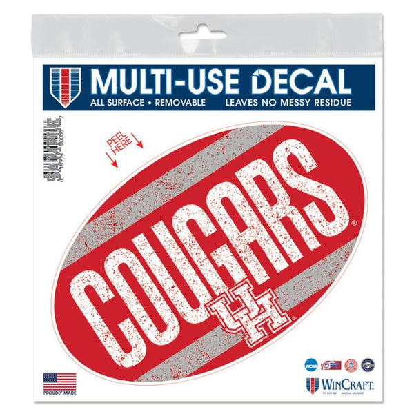 Wholesale-Houston Cougars All Surface Decal 6" x 6"