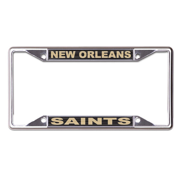 New Orleans Saints Lic Plt Frame S/S Printed