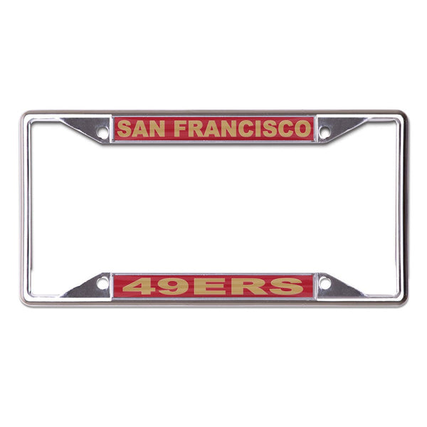 San Francisco 49ers Lic Plt Frame S/S Printed