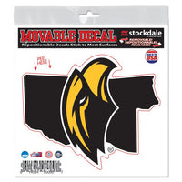 Wholesale-Southern Miss Golden Eagles STATE SHAPE All Surface Decal 6" x 6"