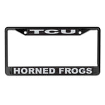 Wholesale-TCU Horned Frogs Lic Plt Frame S/L Printed