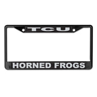 Wholesale-TCU Horned Frogs Lic Plt Frame S/L Printed