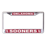 Wholesale-Oklahoma Sooners Lic Plt Frame S/L Printed