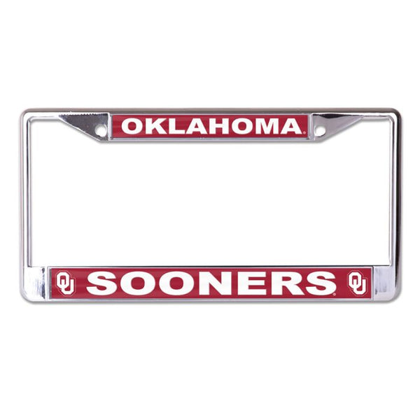 Wholesale-Oklahoma Sooners Lic Plt Frame S/L Printed