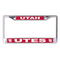 Wholesale-Utah Utes Lic Plt Frame S/L Printed