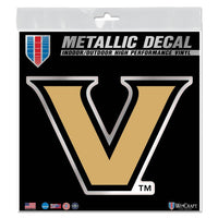 Wholesale-Vanderbilt Commodores Decal Metallic 6" x 6"