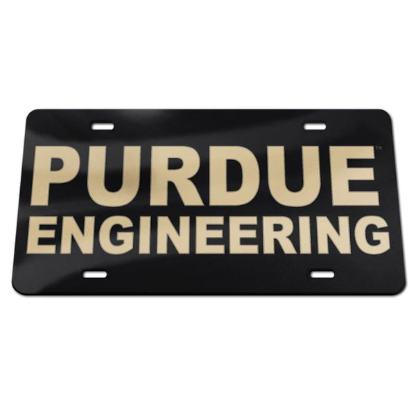 Wholesale-Purdue Boilermakers ENGINEERING Specialty Acrylic License Plate