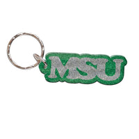 Wholesale-Michigan State Spartans Keychain w/Letters