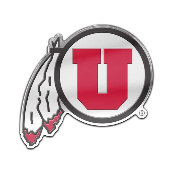 Wholesale-Utah Utes Auto Badge w/color