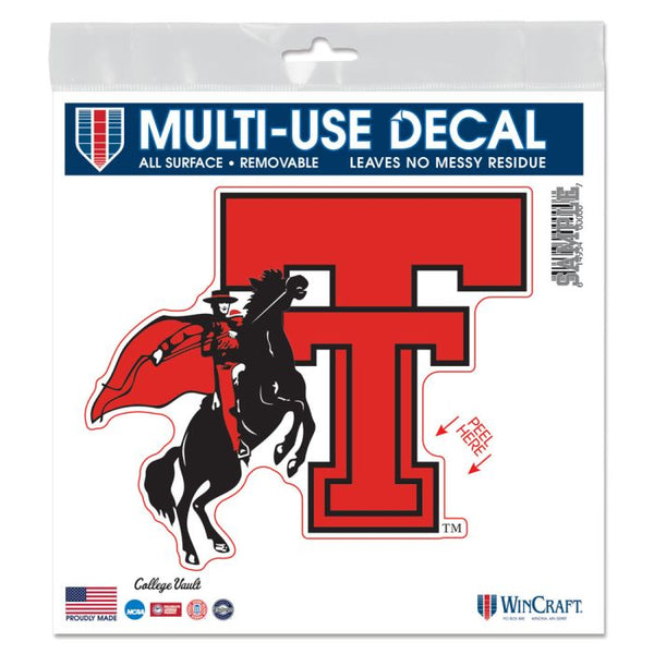 Wholesale-Texas Tech Red Raiders /College Vault All Surface Decal 6" x 6"