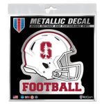 Wholesale-Stanford Cardinal Decal Metallic 6" x 6"