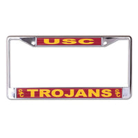 Wholesale-USC Trojans USC / TROJANS Lic Plt Frame S/L Printed