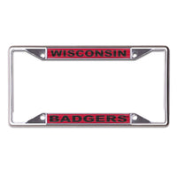 Wholesale-Wisconsin Badgers WISCONSIN / BADGERS Lic Plt Frame S/S Printed