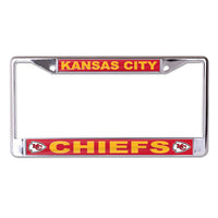 Kansas City Chiefs Lic Plt Frame S/L Printed