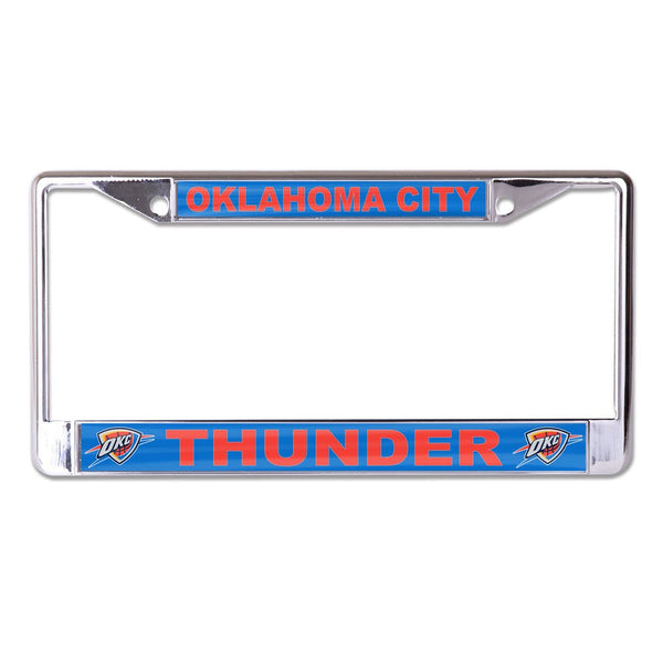 Oklahoma City Thunder Lic Plt Frame S/L Printed