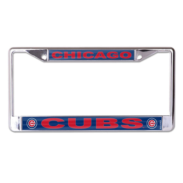 Chicago Cubs Lic Plt Frame S/L Printed