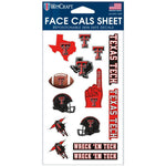 Wholesale-Texas Tech Red Raiders Face Cals 4" x 7"