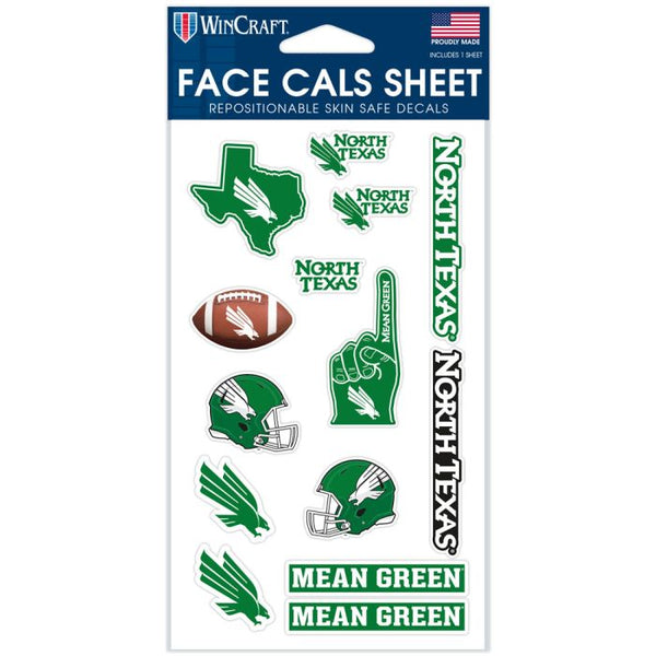 Wholesale-North Texas Mean Green Face Cals 4" x 7"