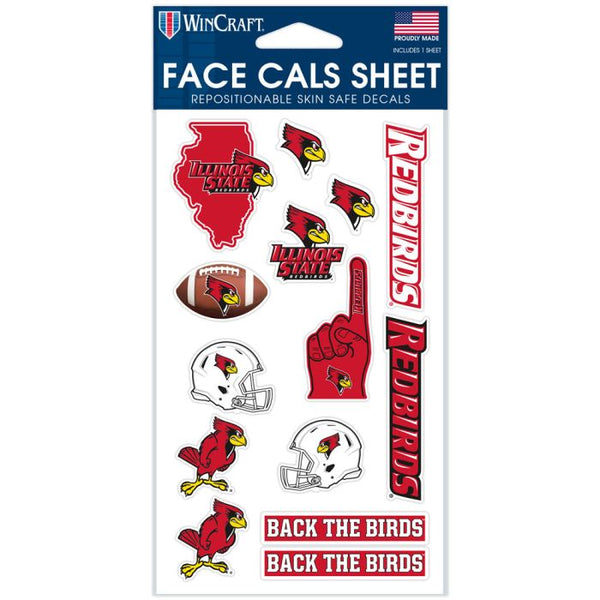 Wholesale-Illinois State Redbirds Face Cals 4" x 7"