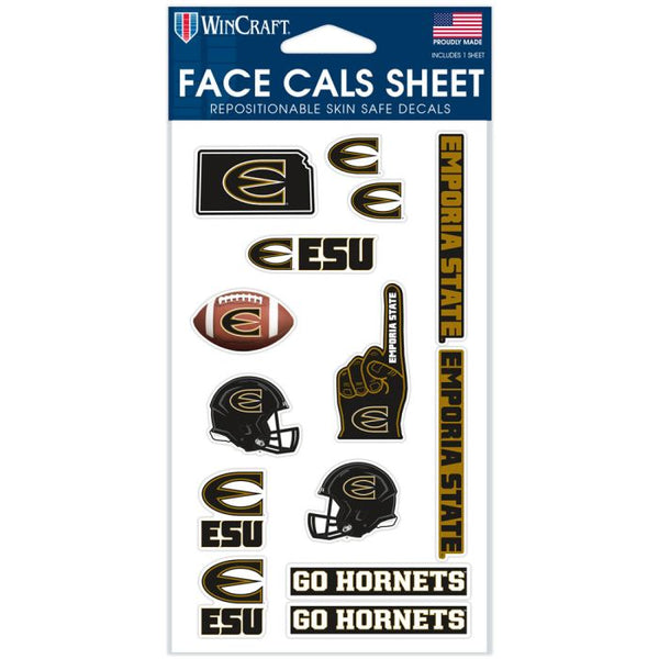 Wholesale-Emporia State Hornets Face Cals 4" x 7"