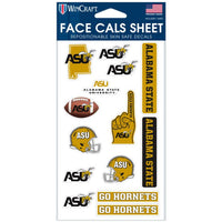 Wholesale-Alabama State Hornets Face Cals 4" x 7"