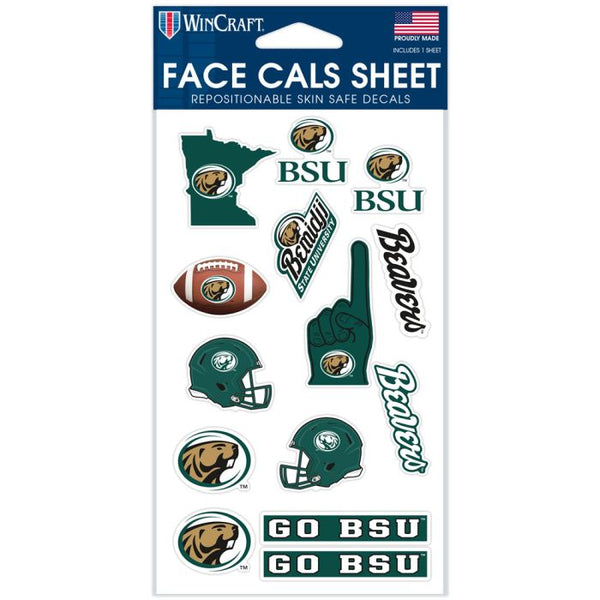 Wholesale-Bemidji State Beavers Face Cals 4" x 7"