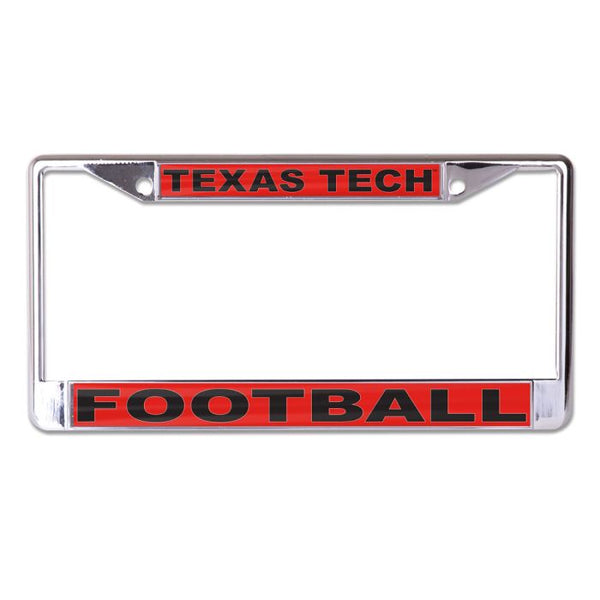 Wholesale-Texas Tech Red Raiders FOOTBALL Lic Plt Frame S/L Printed