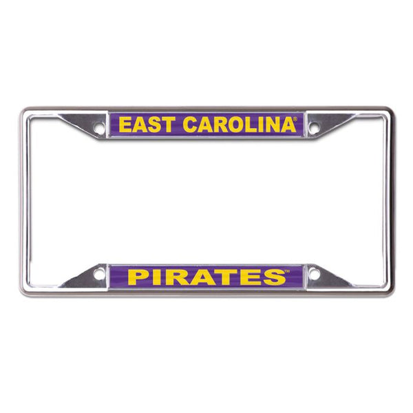 Wholesale-East Carolina Pirates Lic Plt Frame S/S Printed