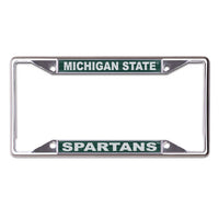 Wholesale-Michigan State Spartans Lic Plt Frame S/S Printed