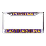 Wholesale-East Carolina Pirates Lic Plt Frame S/L Printed