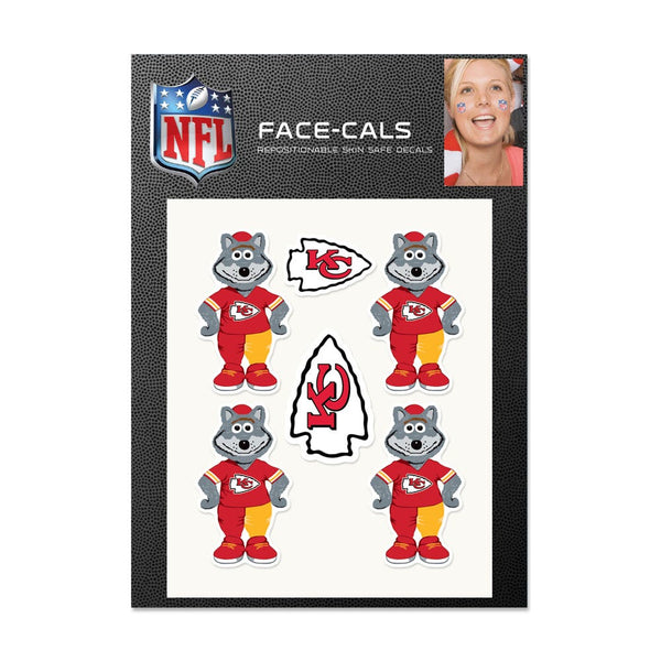 Kansas City Chiefs KC Wolf Face Cals