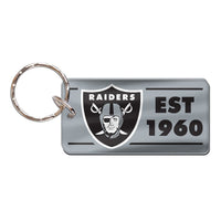 Las Vegas Raiders Keychain Rectangle
