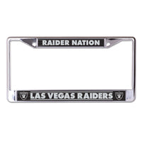 Las Vegas Raiders Lic Plt Frame S/L Printed
