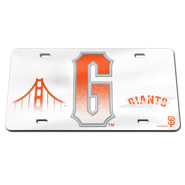 San Francisco Giants / City Connect City Connect Specialty Acrylic License Plate