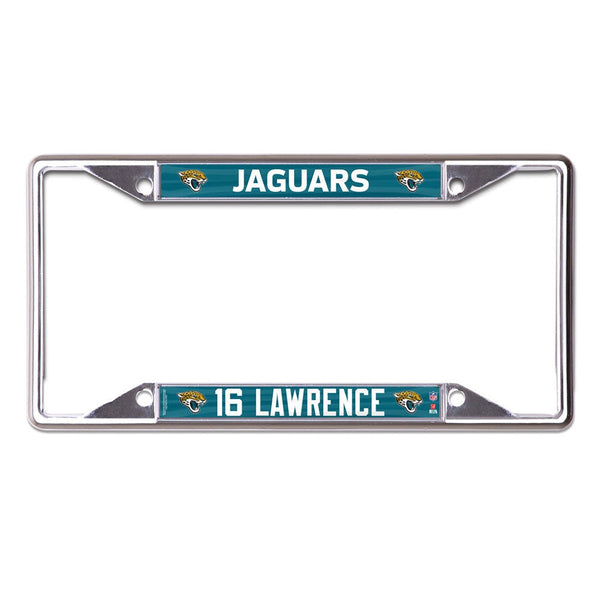 Jacksonville Jaguars Lic Plt Frame S/S Printed Trevor Lawrence