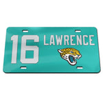 Jacksonville Jaguars Specialty Acrylic License Plate Trevor Lawrence