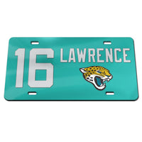 Jacksonville Jaguars Specialty Acrylic License Plate Trevor Lawrence