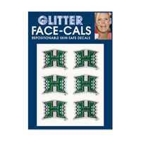 Wholesale-Hawaii Warriors Glitter Tattoo 6 Pack