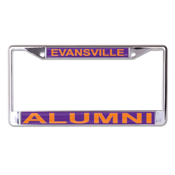 Wholesale-Evansville Purple Aces Lic Plt Frame S/L Printed