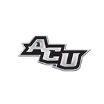 Wholesale-Abilene Christian Wildcats Chrome Free Form Auto Emblem