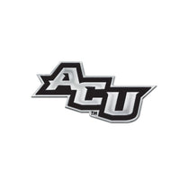Wholesale-Abilene Christian Wildcats Chrome Free Form Auto Emblem