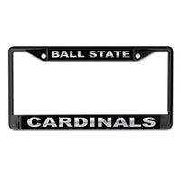 Wholesale-Ball State Cardinals Lic Plt Frame S/L Printed