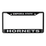 Wholesale-Emporia State Hornets Lic Plt Frame S/L Printed